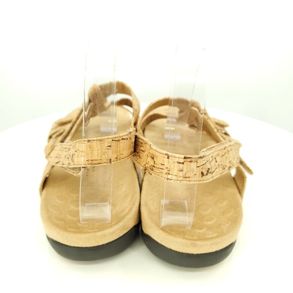 Vionic Amber Adjustable Strap Sandal 10 Tan/Brown - Picture 7 of 11